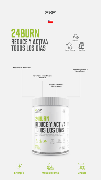 24 Burn – Acelera tu Metabolismo y Activa tu energía